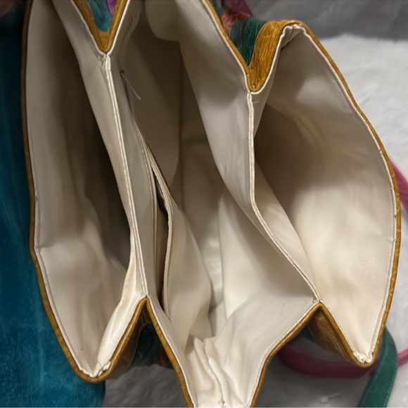 Sharif Multicolor Patchwork Leather Crossbody Bag - Picture 9 of 16